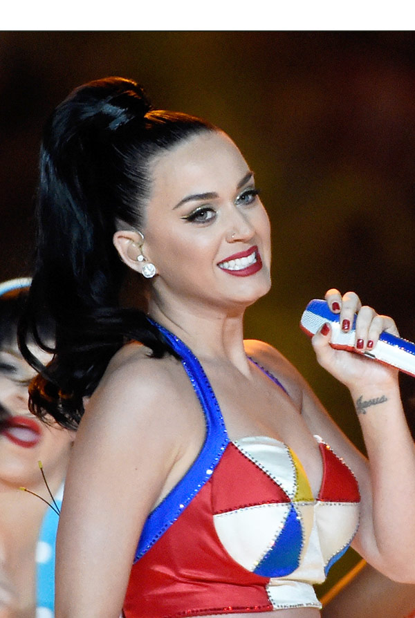 [pics] Katy Perry‘s Superbowl Hair And Makeup — Covergirl