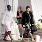Kris Jenner and Corey Gamble seen enjoying a night out in St Barts
