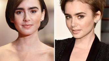 Lily Collins Haircut