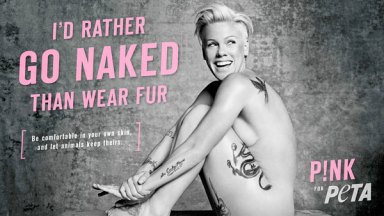 Pink Naked PETA