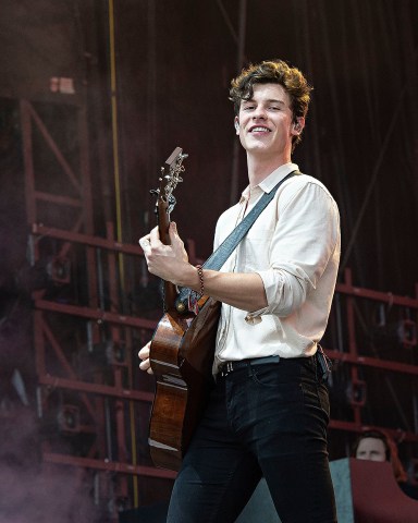 Shawn Mendes performs on Day 3 of the Austin City Limits Music Festival's second weekend, in Austin, Texas
2018 City Limits Music Festival - Weekend 2 - Day 3, Austin, USA - 14 Oct 2018