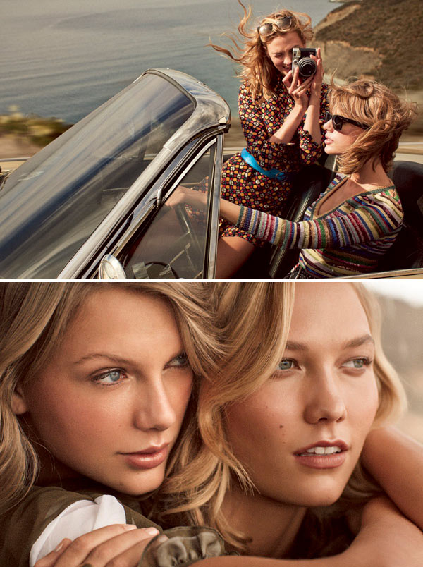 Taylor Swift And Karlie Kloss’ ‘vogue’ Cover — Bff Shoot For