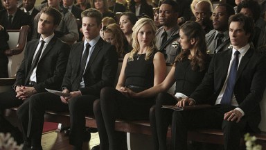 Vampire Diaries Sheriff Forbes Funeral
