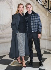 Uma Thurman and son Levon Thurman-Hawke
Dior show, Front Row, Spring Summer 2020, Haute Couture Fashion Week, Paris, France - 21 Jan 2020