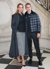 Uma Thurman and son Levon Thurman-Hawke
Dior show, Front Row, Spring Summer 2020, Haute Couture Fashion Week, Paris, France - 21 Jan 2020