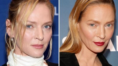 Uma Thurman Before After