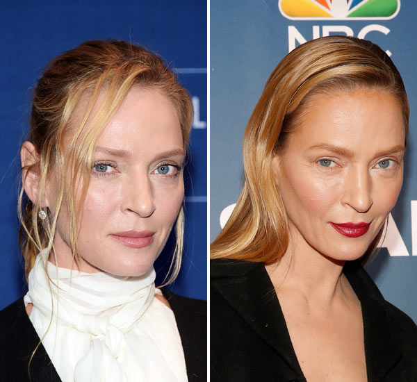 Uma Thurman Before And After — Did She Get Plastic Surgery On Her Face Hollywood Life 7931