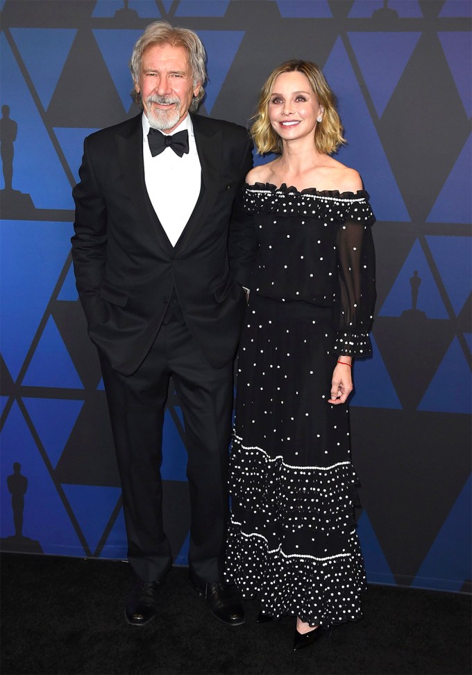 Harrison Ford & Calista Flockhart Arrive At 2018 Governors Awards