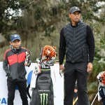 Tiger Woods and Son Charlie Compete at PNC Championship in Orlando.Carlton Golf Club. .Woods is paired with his 11-year-old son Charlie. 17 Dec 2020 Pictured: Tiger Woods is paired with his 11-year-old son Charlie. Photo credit: ZUMAPRESS.com / MEGA TheMegaAgency.com +1 888 505 6342 (Mega Agency TagID: MEGA721780_003.jpg) [Photo via Mega Agency]