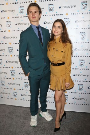 Ansel Elgort, Violetta Komyshan. Ansel Elgort and Violetta Komyshan attend the Natural Resources Defense Council's "Night of Comedy" benefit at the New-York Historical Society, in New York
2019 NRDC Night of Comedy Benefit, New York, USA - 30 Apr 2019