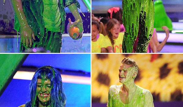 Kids Choice Awards Celebrities Slimed