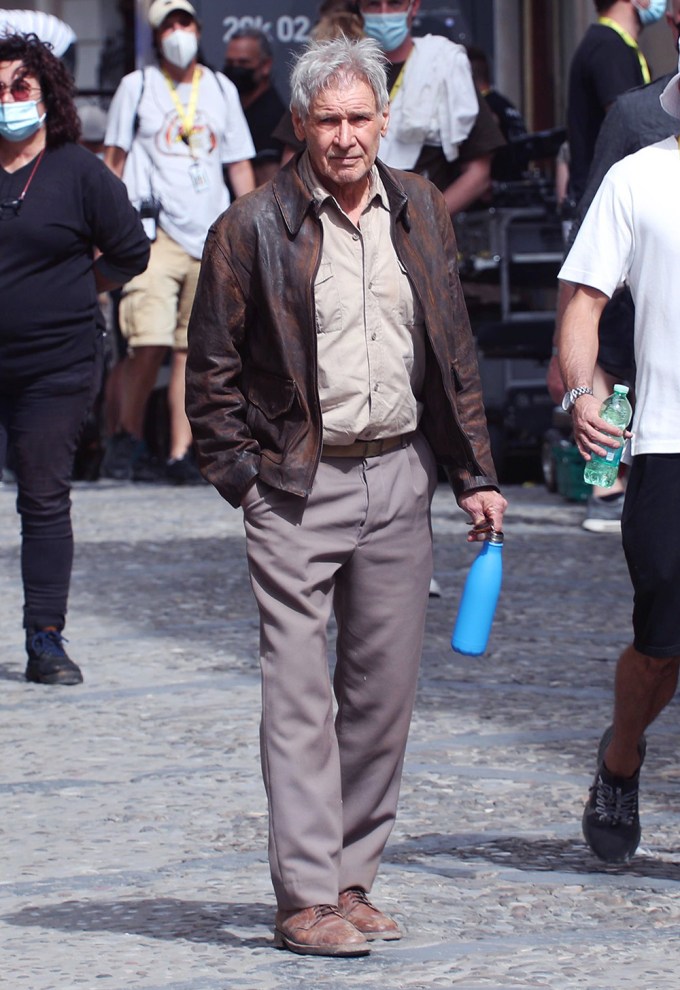 Harrison Ford Films ‘Indiana Jones 5’