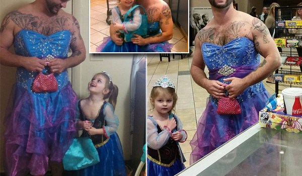 Man Dresses Up Princess Gown