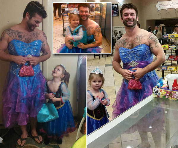 Pic Man Dresses Up In Princess Gown To Take Niece To ‘cinderella 