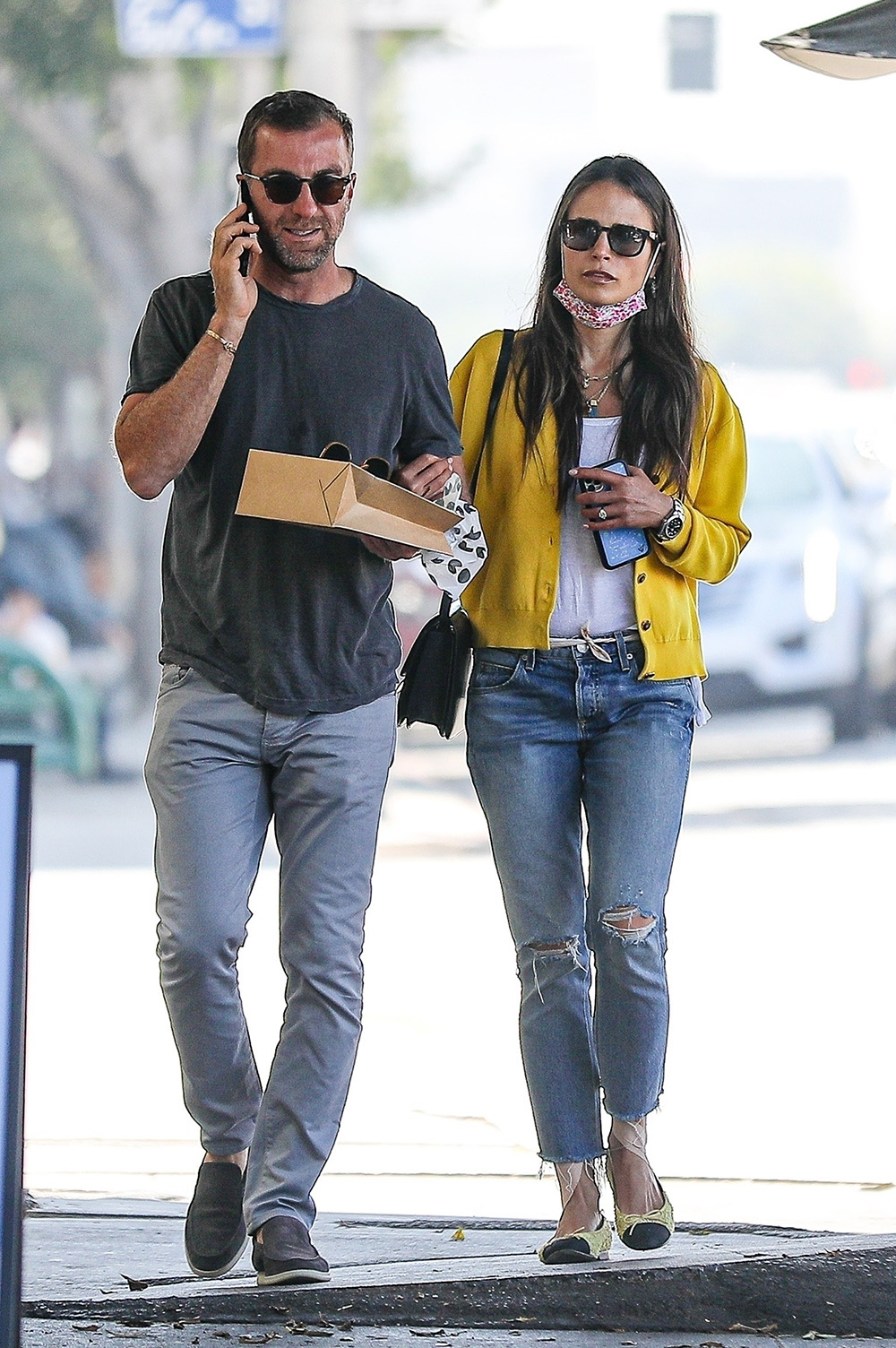 *EXCLUSIVE* Jordana Brewster shows off huge engagement ring with Mason Morfit ONE YEAR AFTER FIRST BEING SPOTTED TOGETHER