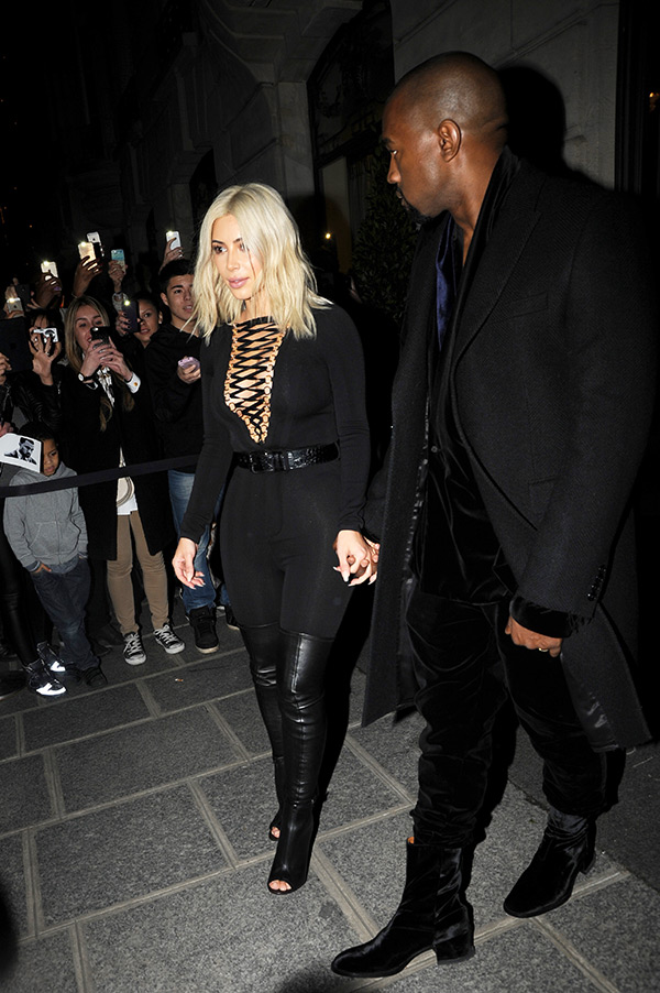 Kanye West's High Heel Boots In Paris 
