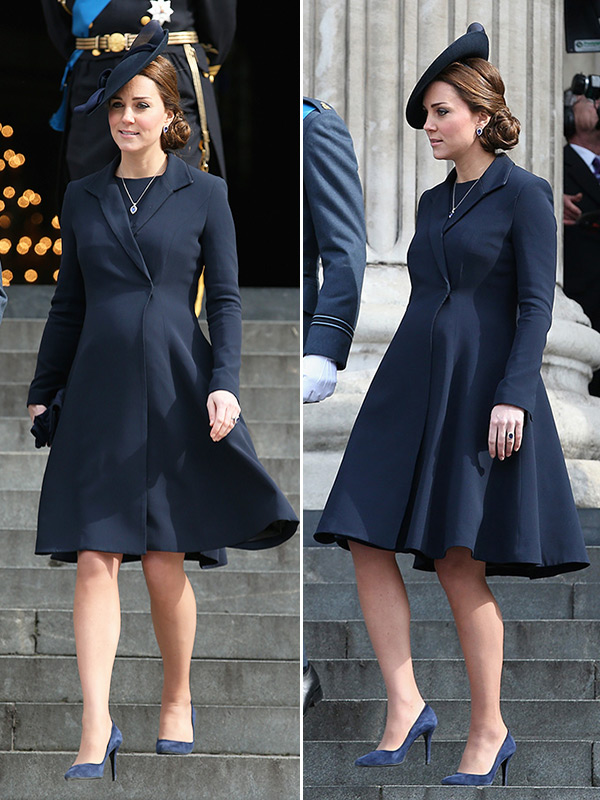 kate middleton navy blue dress