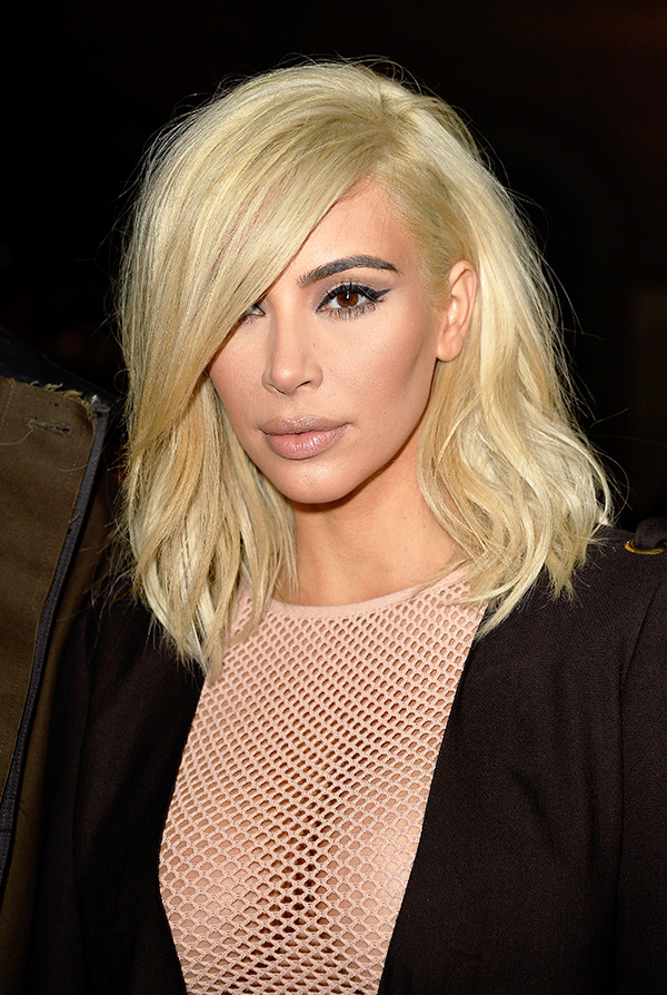 [pics] Kim Kardashian S Platinum Blonde — Experts Give Healthy Hair