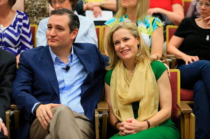 Ted Cruz & Heidi Cruz sitting together