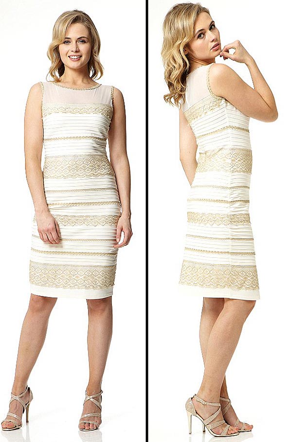 ‘The Dress’ Gold And White Version By Roman Originals Now For Sale