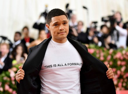 Trevor Noah attends The Metropolitan Museum of Art Institute of Fashion's Benefit Ceremony to celebrate the opening of 