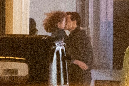 EXCLUSIVE: First look at Harry Styles and Emma Corrin as they share a passionate kiss on the set of My Policeman in Worthing, UK.  May 03, 2021 Pictured: Harry Styles and Emma Corrin share a passionate kiss on set of My Policeman in Worthing, UK.  Photo Credit: DC/MEGA TheMegaAgency.com +1 888 505 6342 (Mega Agency TagID: MEGA751620_001.jpg) [Photo via Mega Agency]