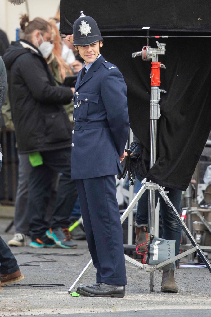 Harry Styles On The Set Of ‘My Policeman’
