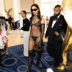 Irina Shayk Wearing Gucci At The Martinez Hotel In Cannes