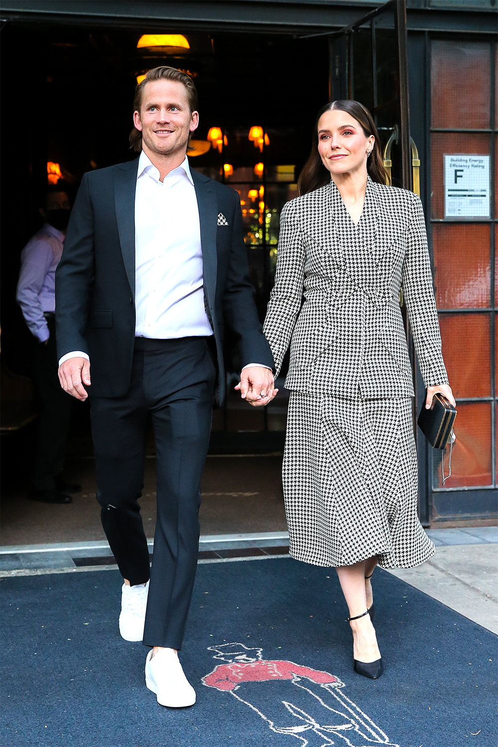 Sophia Bush and boyfriend Grant Hughes were spotted hand-in-hand while they're leaving The Bowery Hotel in New York City, Sophie wore a Houndstooth outfit Pictured: Sophia Bush and Grant Hughes
Ref: SPL5233161 170621 NON-EXCLUSIVE
Picture by: Felipe Ramales / SplashNews.com Splash News and Pictures
USA: +1 310-525-5808
London: +44 (0)20 8126 1009
Berlin: +49 175 3764 166
photodesk@splashnews.com World Rights