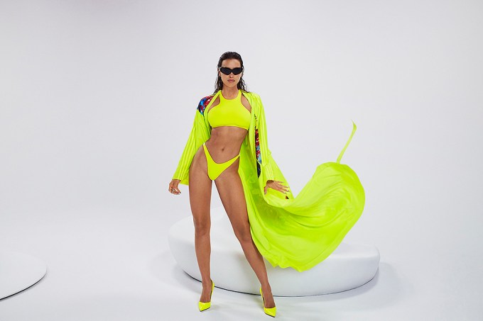 Irina Shayk models for Beyonce’s adidas x IVY PARK