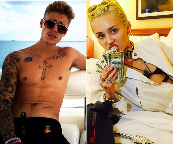 Miley Cyrus And Justin Bieber Sex Their Steamy Hook Ups