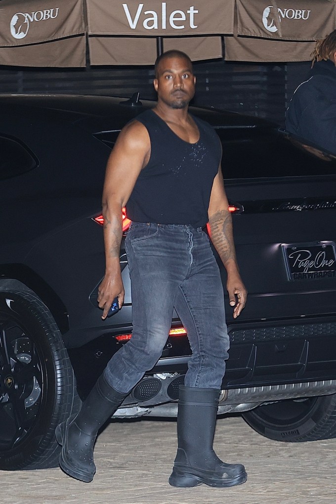 Kanye West Out For Dinner