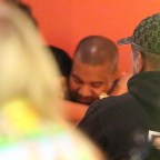 *EXCLUSIVE* Kanye West dines with his new girlfriend Juliana Nalu at E Baldi