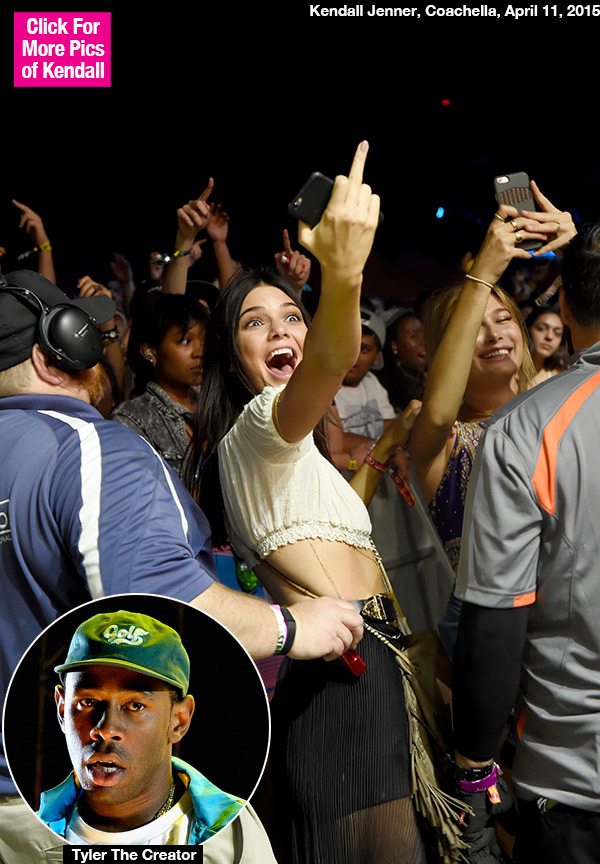 Kendall Jenner Middle Finger