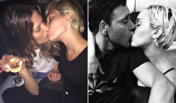 Miley Cyrus Kissing Girl party