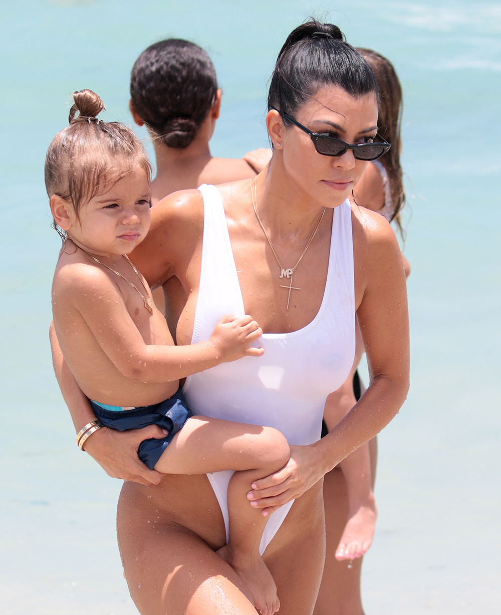 Kourtney Kardashian, Reign Disick
Kourtney Kardashian out and about Miami Beach, Florida, USA - 11 Jun 2017
Kourtney Kardashian and her son Reign at the beach with Larsa Pippen and other friends in Miami