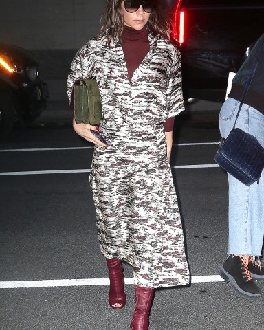 Victoria BeckhamVictoria Beckham out and about, New York, USA - 23 Jan 2019Wearing Own Collection