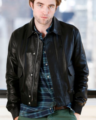 This photo shows actor Robert Pattinson posing for a portrait to promote his film, "High Life" in New York "High Life" Portrait Session, New York, USA - 04 Apr 2019