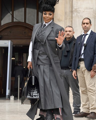 Janet JacksonThom Browne show, Arrivals, Spring Summer 2023, Paris Fashion Week, France - 03 Oct 2022