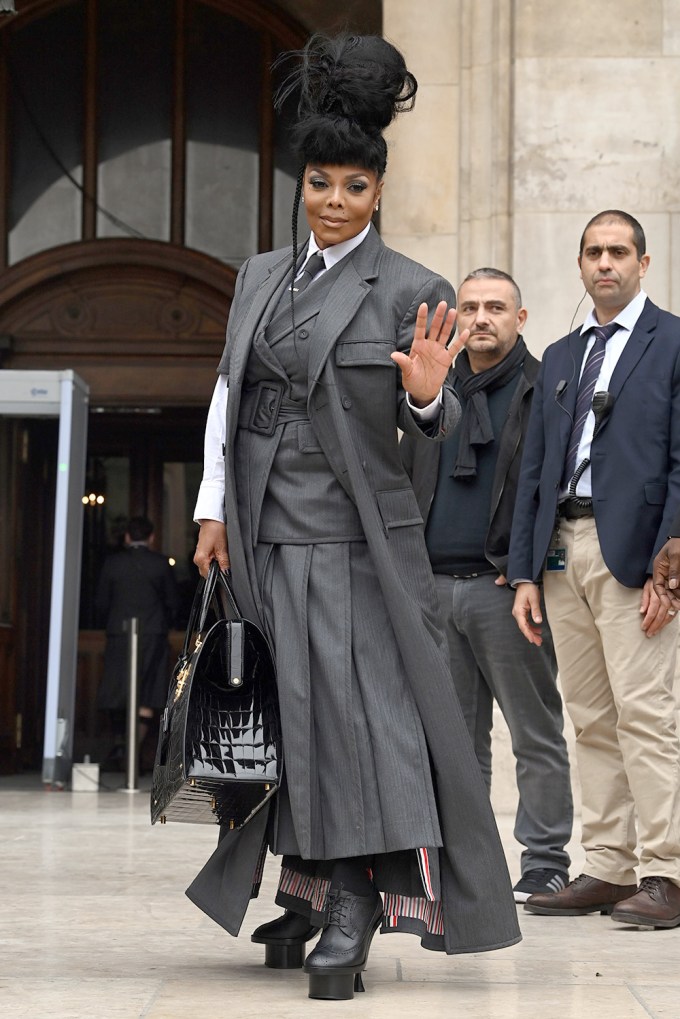 Janet Jackson at Paris Fashion Week 2022