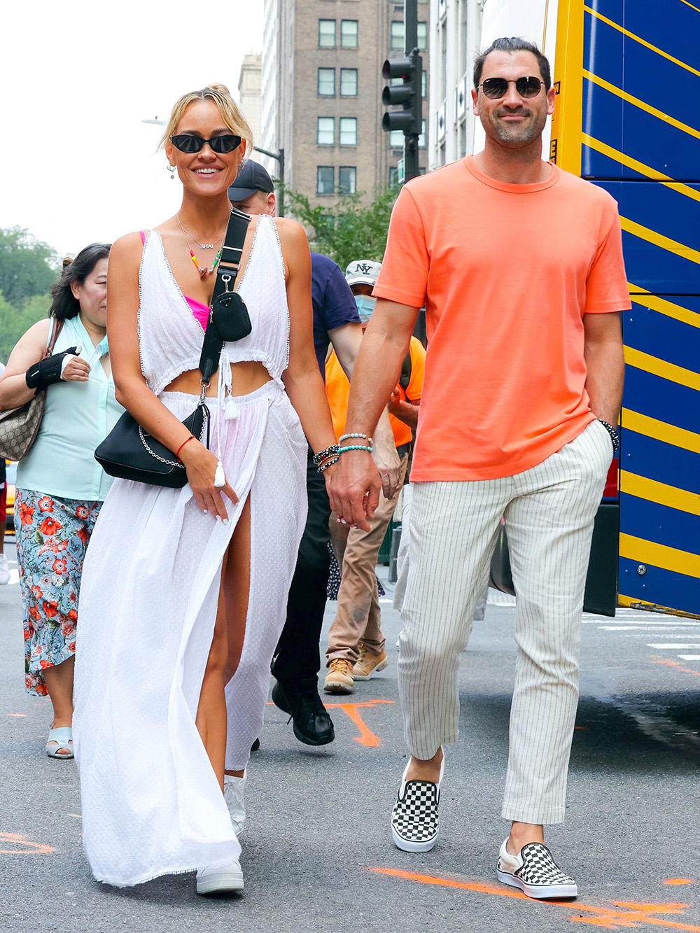 Peta Murgatroyd and Maksim Chmerkovskiy at Fifth Avenue, Manhattan, New York, USA - 11 Aug 2021