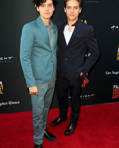 Cole Mitchell Sprouse, Dylan Sprouse. Cole Mitchell Sprouse, left, and Dylan Sprouse attend the World Premiere of "Banana Split" at the 2018 Los Angeles Film Festival, in Culver City, Calif
2018 Los Angeles Film Festival - "Banana Split", Culver City, USA - 22 Sep 2018