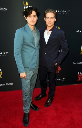 Cole Mitchell Sprouse, Dylan Sprouse. Cole Mitchell Sprouse, left, and Dylan Sprouse attend the World Premiere of "Banana Split" at the 2018 Los Angeles Film Festival, in Culver City, Calif
2018 Los Angeles Film Festival - "Banana Split", Culver City, USA - 22 Sep 2018