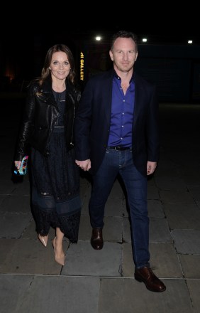 Geri Horner and Christian Horner
The Rolling Stones 'Exhibitionism' private view, Saatchi Gallery, London, Britain - 04 Apr 2016