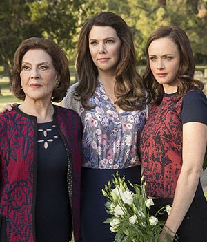 Kelly Bishop, Lauren Graham, and Alexis Bledel