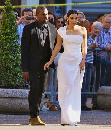 Kim Kardashian attended the Valentino La Travieta event in Rome Italy. Kim Kardashian is in Rome ahead of her two year wedding anniversary to Kanye West. Kim wore a Vivienne Westwood white gown to the event. The event was held at the Teatro Dell'Opera Di Roma.

Pictured: Kim Kardashian and Kanye West,Kim Kardashian
Kanye West
Ref: SPL1283066 220516 NON-EXCLUSIVE
Picture by: SplashNews.com

Splash News and Pictures
Los Angeles: 310-821-2666
New York: 212-619-2666
London: +44 (0)20 7644 7656
Berlin: +49 175 3764 166
photodesk@splashnews.com

World Rights