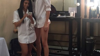 Kourtney Kardashian Kendall Jenner Twins Pic