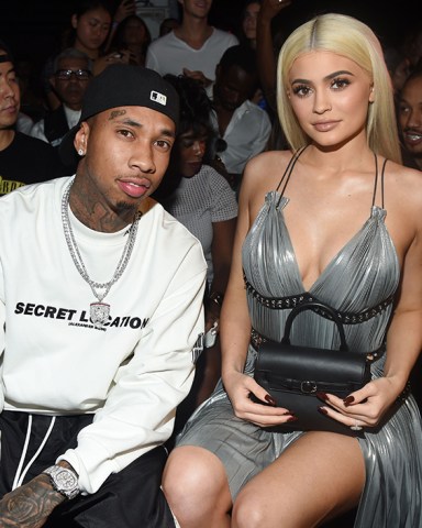 Tyga and Kylie Jenner in the front row
Alexander Wang show, Spring Summer 2017, New York Fashion Week, USA - 10 Sep 2016