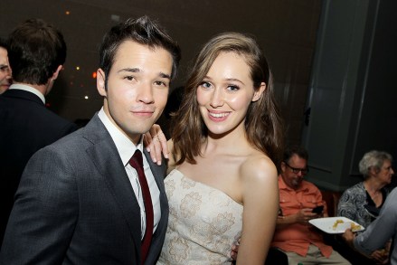 Nathan Kress, Alycia Debnam-Carey
'Into the Storm' film premiere, after party, New York, America - 04 Aug 2014