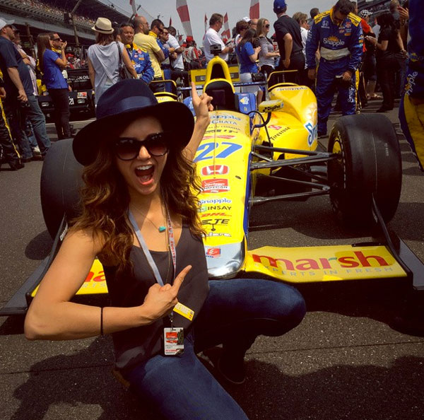 nina-dobrev-indy-500